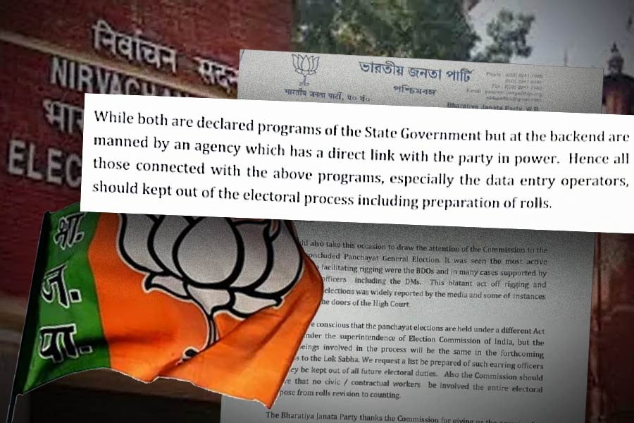 BJP gives letter to Election Commission of India demanding proper voter list for Lok Sabha Poll