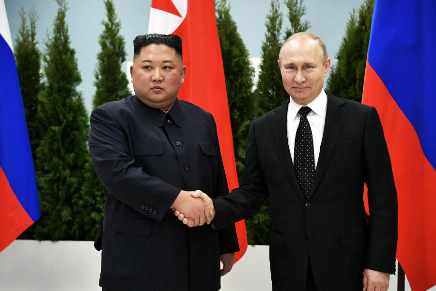 image of Kim Jong un and vladimir putin
