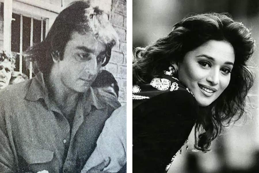 ১৯৯৩ সালে সঞ্জয় যখন জেলবন্দি হন, সে সময় অভিনেতার সঙ্গে দূরত্ব তৈরি করে ফেলেন মাধুরী। হেফাজতে থাকাকালীন সঞ্জয়ের সঙ্গে দেখাও করতে যাননি অভিনেত্রী।