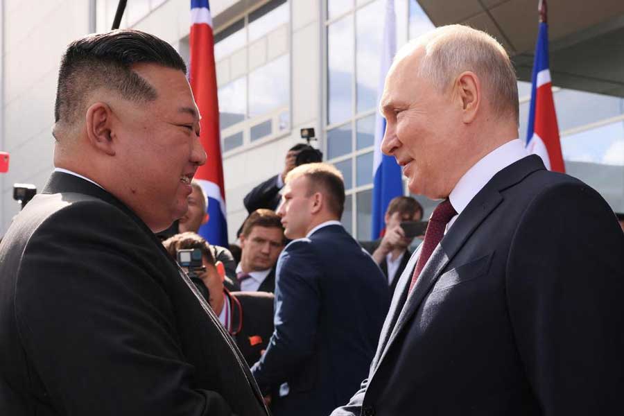 Kim Jong Un meets Vladimir Putin and said he supports Russia in Ukraine war