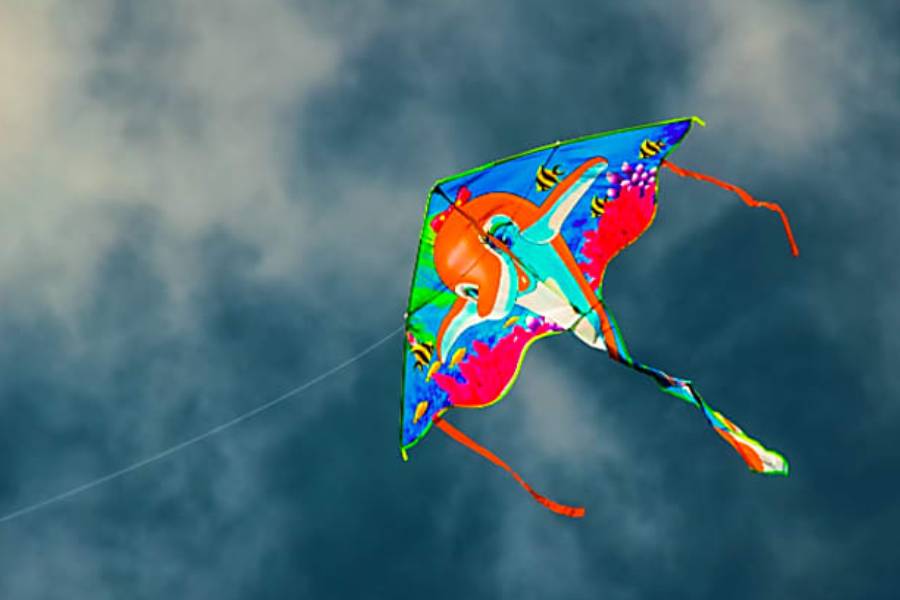 আবার বিশ্বকর্মা পুজো এবং ঘুড়ি ওড়ানোর ভেতর সম্পর্কের পৌরাণিক ব্যাখ্যাও যুগ যুগ ধরে বর্তমান। পুরাণ মতে বিশ্বকর্মা দেবলোকের কারিগর। ঋক বেদ অনুসারে বিশ্বকর্মা স্থাপত্য এবং যন্ত্রবিদ্যা বিদ্যার জনক। কৃষ্ণের বাসস্থান,  গোটা দ্বারকা নগরী নির্মাণ করেছিলেন বিশ্বকর্মা দেবতা। যে জন্য শ্রমিক থেকে ইঞ্জিনিয়র সমাজের কাছে বিশ্বকর্মা পুজোর দিনটার গুরুত্ব চিরকাল অপরিসীম।