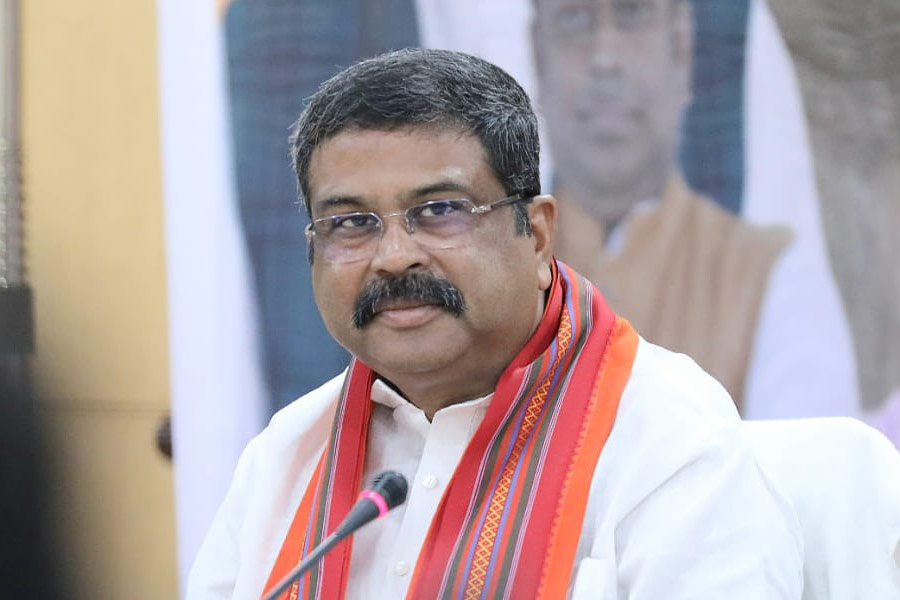 BJP claims VC of several universitites attends a meeting with central education minister Dharmendra Pradhan