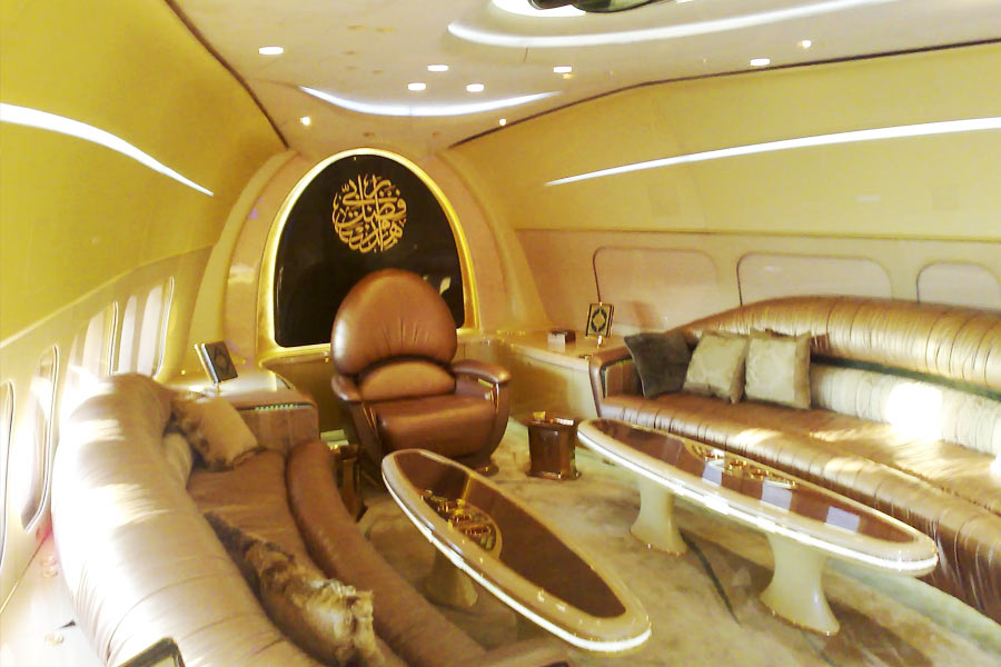 photo of private jet