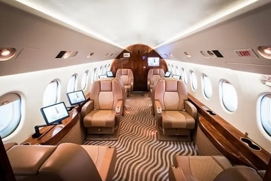 photo of private jet