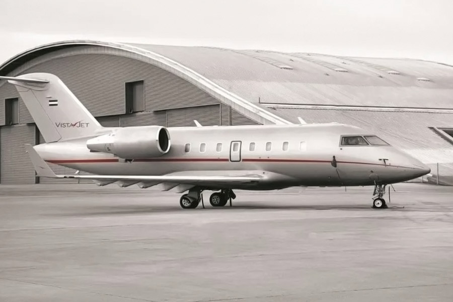 photo of private jet