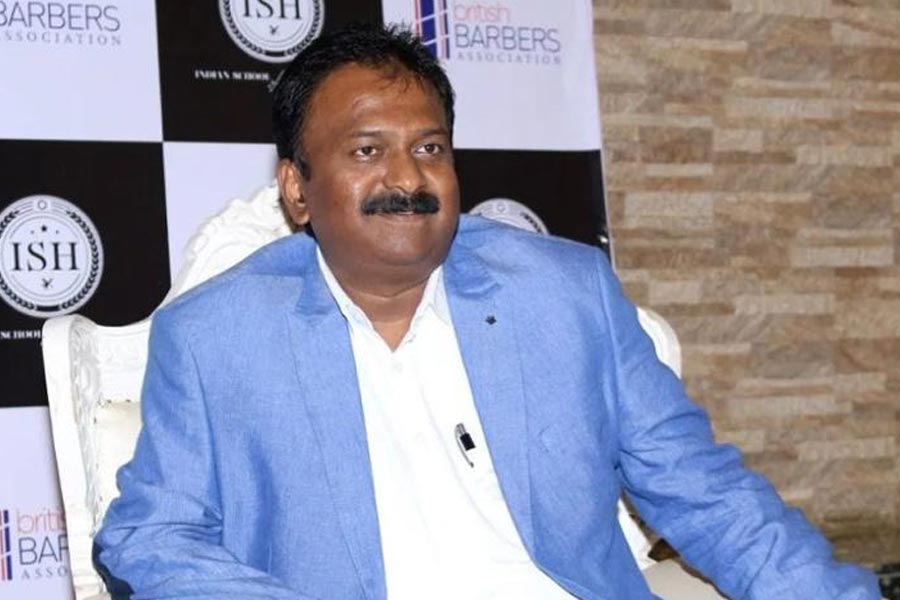 photo of barber Ramesh Babu