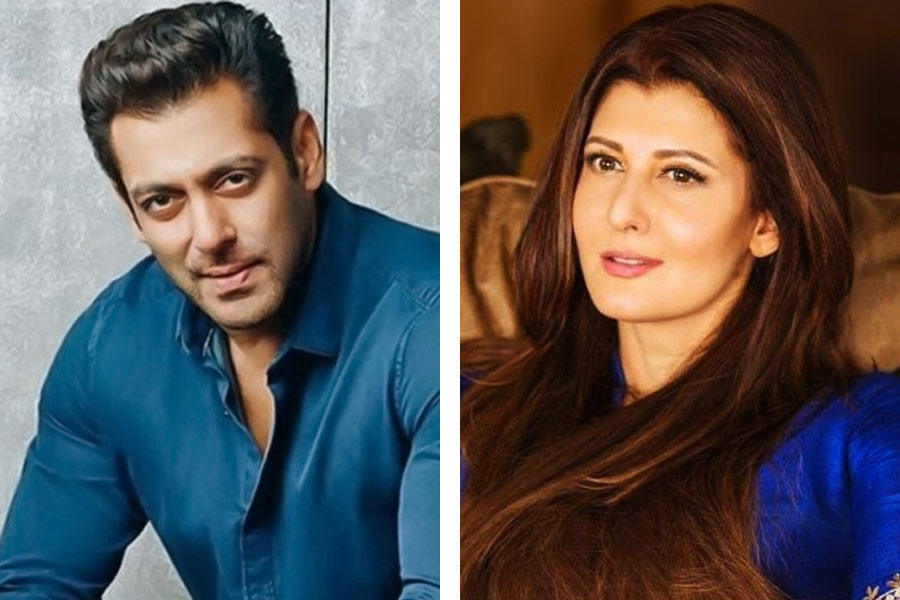 Salman Khan. Sangeeta Bijlani.