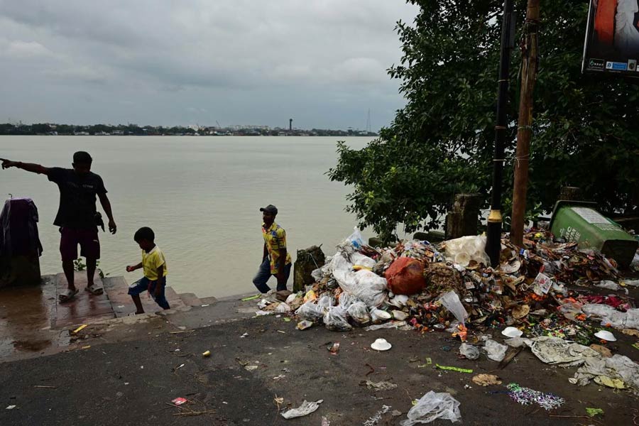 An image of Ganga Pollution