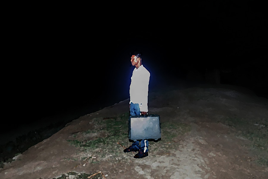 Representational image of leaving home