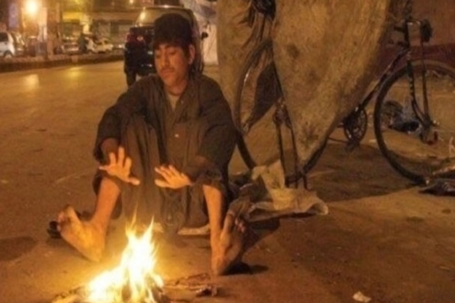 Representational image of winter night