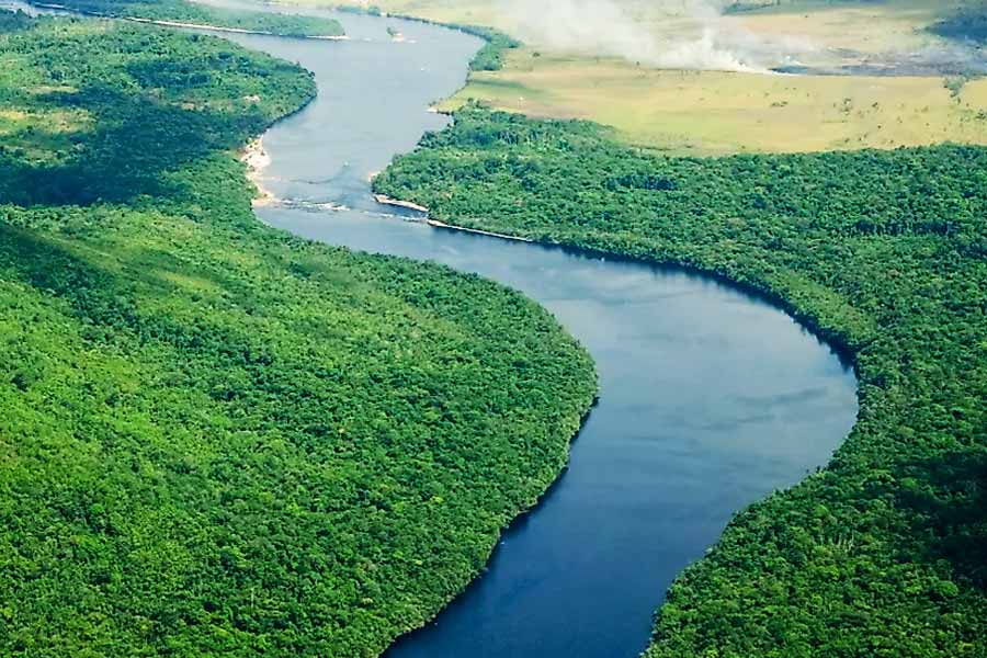There is no bridge on the Amazon river.