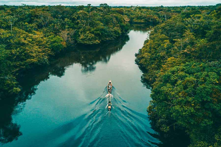There is no bridge on the Amazon river.