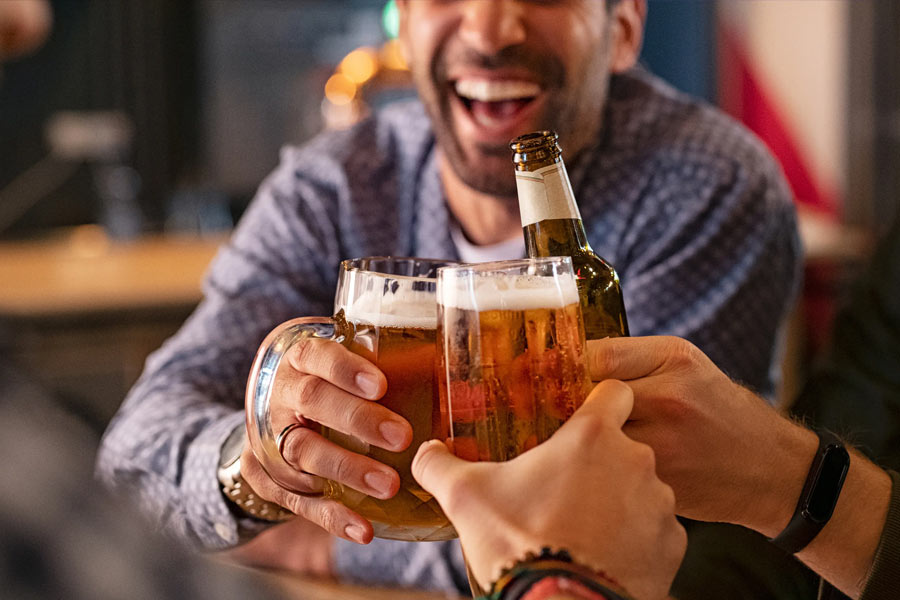 Cosmic alcohol that may taste and smell like Raspberry and Rum