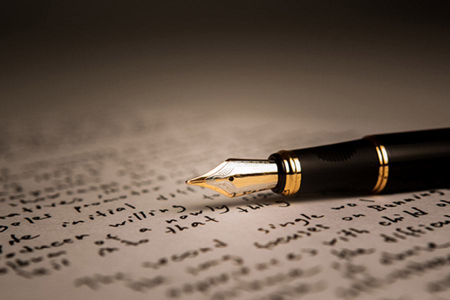 Representational image of writing