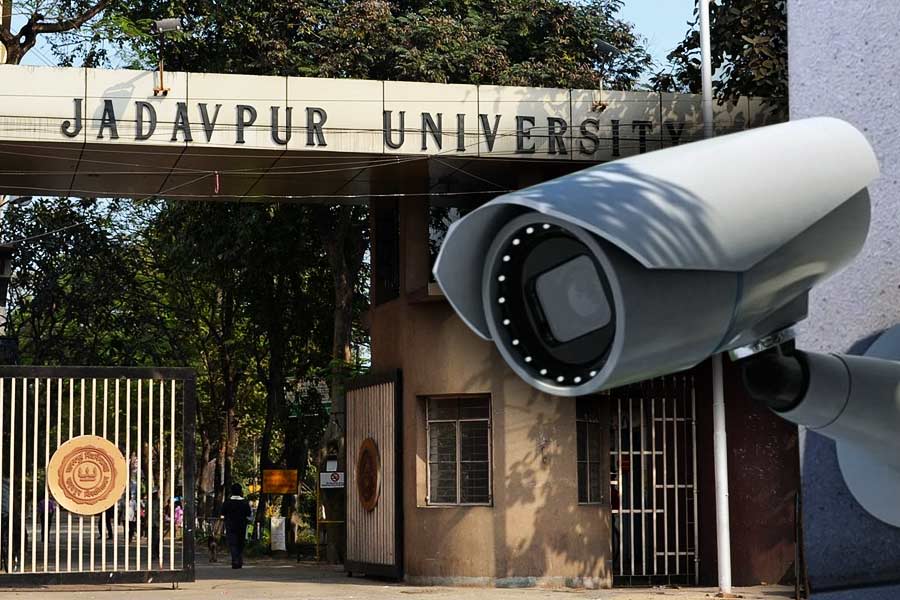 Meeting before CCTV Camera installation in Jadavpur University campus and hostel