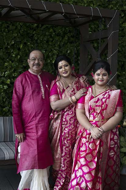 তবে এবার পুজোর প্রায় সব কিছুই মেয়ে মহুলের  আগ্রহে হয়েছে। 