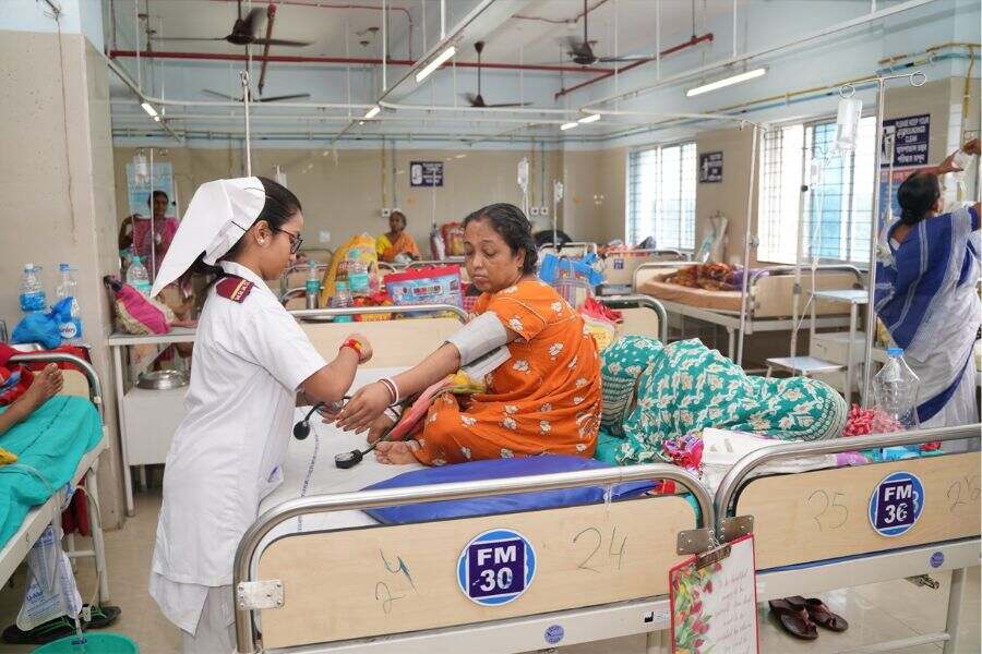 Basirhat District Hospital Image.