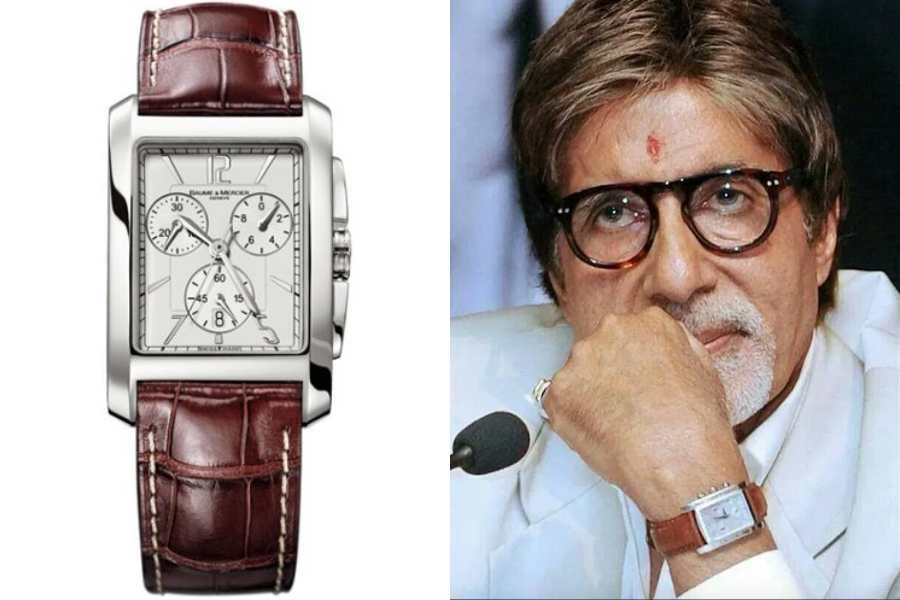 অভিনেতা অমিতাভ বচ্চন ঘড়ির প্রতি খুবই শৌখিন, তাঁর সংগ্রহে নজর কাড়া একটি ঘড়ি রয়েছে,  বয়েমে অ্যান্ড মারসিয়ের হ্যামপ্টন ক্লাসিক ক্রোনোগ্রাফ। এটি সাবেকি ধাঁচে তৈরি একটি ঘড়ি,  যার আকাশ ছোঁয়া দাম ও আভিজাত্য সুন্দর ভাবে মানিয়ে যায় অভিনেতার ব্যক্তিত্বের সঙ্গে। দাম ভারতীয় মুদ্রায় লক্ষাধিক টাকা। 