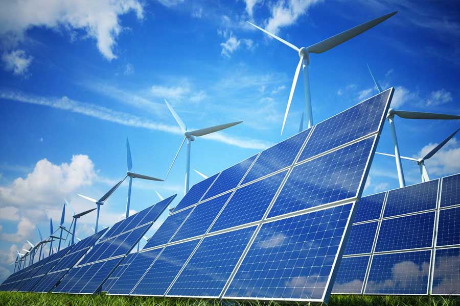 Representational image of solar panels