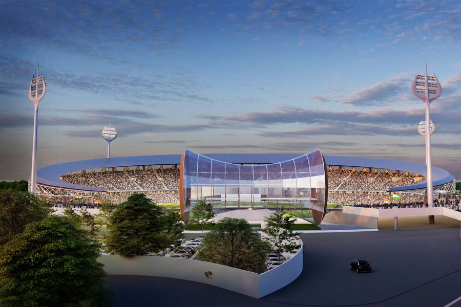 শনিবার দুপুরে বারাণসীর গাঞ্জরী গ্রামে স্টেডিয়ামটির ভিত্তিপ্রস্তর স্থাপন করেন প্রধানমন্ত্রী। অত্যাধুনিক এই স্টেডিয়ামটি কত জায়গা জুড়ে থাকবে? এটি নির্মাণের খরচই বা কত? নির্মাণকাজ শেষ হলে সেটি কেমন দেখতে হবে?