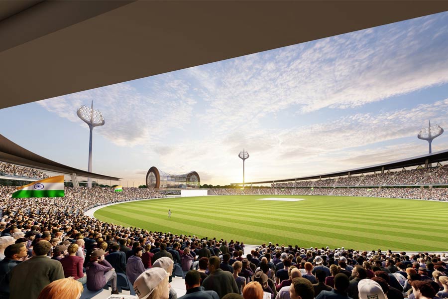 শনিবার সকালে ‘এক্স’ (সাবেক টুইটার)-এ প্রধানমন্ত্রী লিখেছেন , ‘‘শনিবার বারাণসীতে আন্তর্জাতিক ক্রিকেট স্টেডিয়ামের ভিত্তিপ্রস্তর স্থাপন করব। এক বার সম্পন্ন হলে এমন দেখাবে... ।’’ সঙ্গে জুড়ে দিয়েছেন স্টেডিয়ামের ভবিষ্যতের খান কয়েক ছবি।