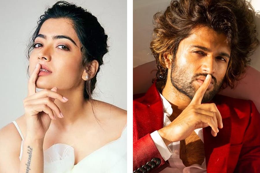 Rashmika Mandanna and Vijay Deverakonda.