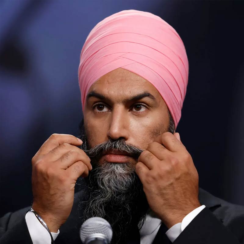 Canadian PM Justin Trudeau said to be dominated by Sikh leader Jagmeet Singh