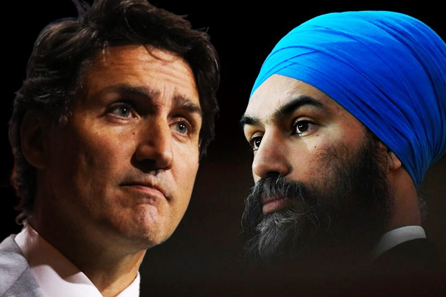 Canadian PM Justin Trudeau said to be dominated by Sikh leader Jagmeet Singh