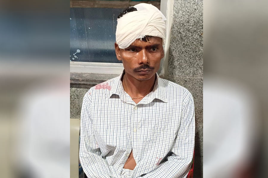 An image of the injured man