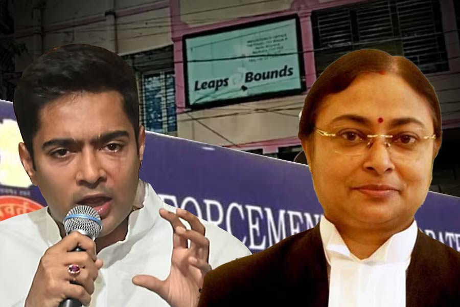 Calcutta High Court is doubtful with property of Abhishek Banerjee and other Leaps and Bounds Officials.