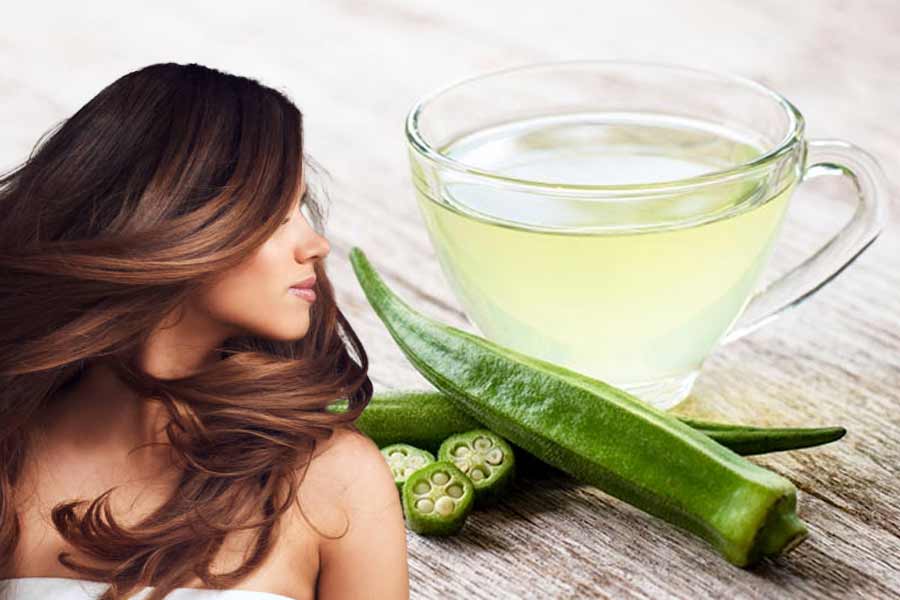 Benefits of Bhindi water for hair growth.