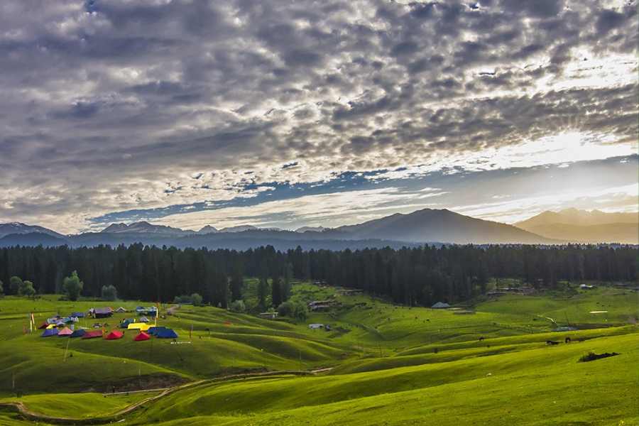 জায়গাটির নাম ইউসমার্গ। এটা কাশ্মীরের বদগাম জেলার একটি হিল স্টেশন। কাশ্মীরকে যদি ভূস্বর্গ বলা হয় ইউসমার্গ তাহলে স্বর্গোদ্যান! 