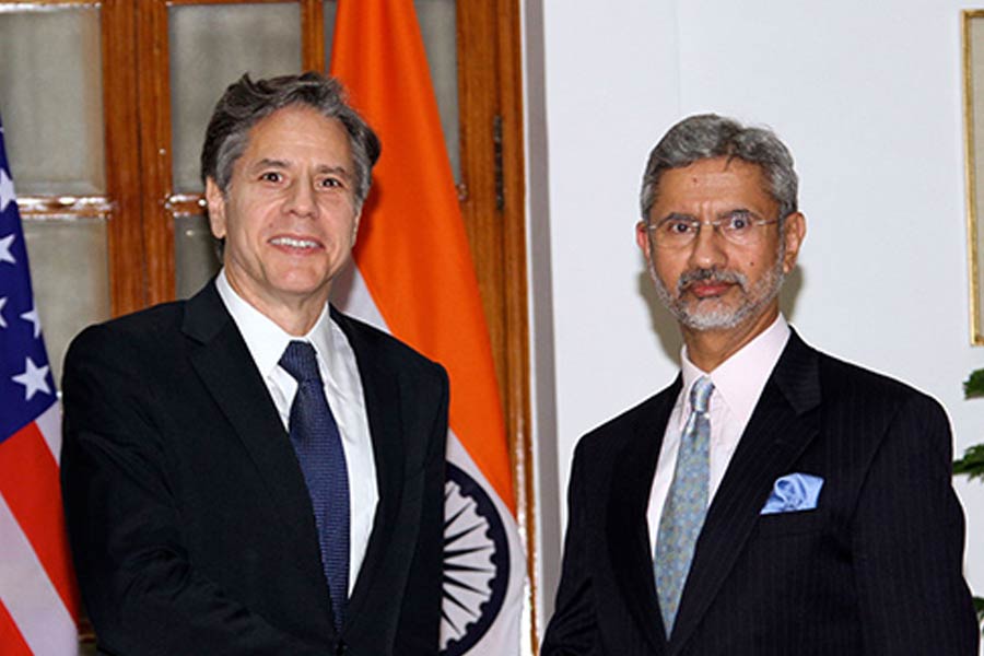 Indian External Affairs Minister S Jaishankar met US secretary of state Antony Blinken Washington dgtl