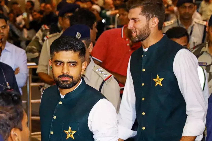 picture of Babar Azam and Shaheen Afridi