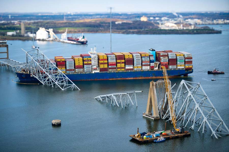 Chinese hackers caused the Baltimore bridge collapsed question arise after US imposed sanctions on them 