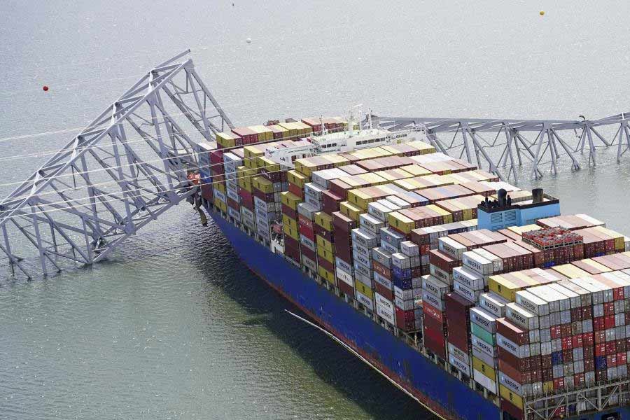 Chinese hackers caused the Baltimore bridge collapsed question arise after US imposed sanctions on them 