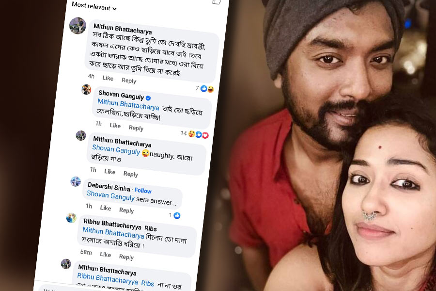 Shovan Ganguly Reply to trollers on dating Sohini Sarkar
