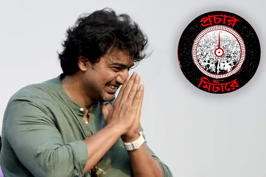 Campaign metre:  Deepak Adhikari aka Dev's Road Show from Ghatal lok sabha constituency dgtls