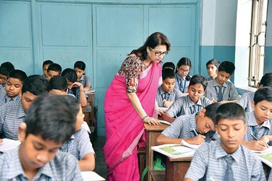 The promotion of government school teachers is on hold, pending permission from the Education Department dgtl
