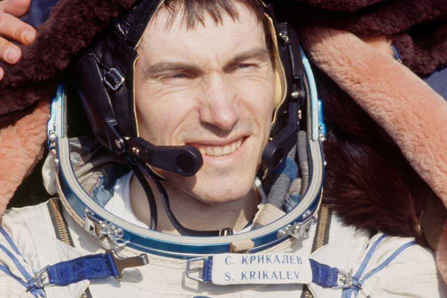 Sergei Krikalev was an Astronaut who had to spend 311 days in space for only one mission and lost his country during that stay