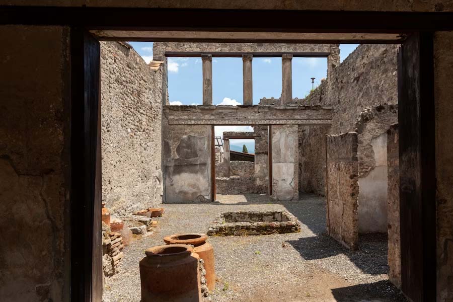 Stunning frescoes of Greek mythological characters found in ancient roman town Pompeii 