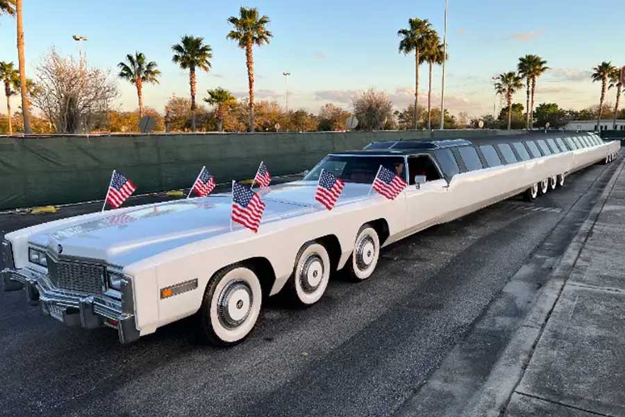 World’s longest car, the American Dream, has 24 wheels, swimming pool and helipad dgtl