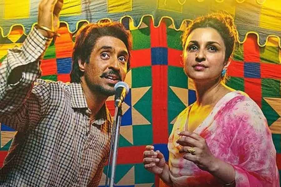 Amar Singh Chamkila movie scene