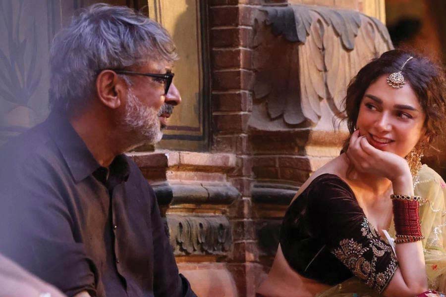 Aditi Rao Haidari and Sanjay Leela Bhansali