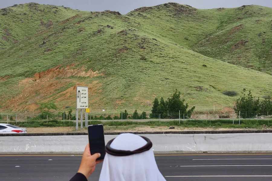 সৌদি আরবের পশ্চিমাঞ্চলেই এই কাণ্ড হয়েছে। বিশেষজ্ঞেরা জানিয়েছেন, অতিবৃষ্টিই এর কারণ। এমনিতে এই অঞ্চলে বৃষ্টি হয় না। সেখানে অতিবৃষ্টি হওয়ার জন্যই উলটপুরাণ। বৃষ্টির কারণে ভিজেছে মাটি। আর তাতেই জন্মেছে উদ্ভিদ।