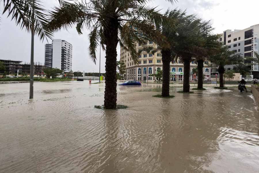 আচমকা এই ভারী বর্ষণের কারণ নিয়ে নানা রকম মত শোনা যাচ্ছে। ভৌগোলিক অবস্থানের নিরিখে আমিরশাহি আরব উপদ্বীপের একটি দেশ। শুষ্ক আবহাওয়ার এই দেশে ভারী বর্ষণ দূরস্থান, বৃষ্টিই প্রায় ডুমুরের ফুল। তবে শীতকালে এই দেশে বিক্ষিপ্ত ভাবে বৃষ্টি হয়।