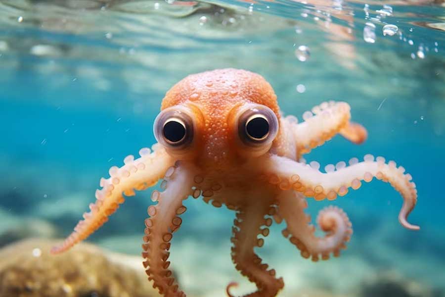 স্ত্রী অক্টোপাসের নাম রাখা হয় টেরান্স। অক্টোপাস উপহার পাওয়ার পর যারপরনাই খুশি হয় ক্যাল। কিন্তু কয়েক দিন পর অনেকটাই ওজন বেড়ে যায় টেরান্সের।