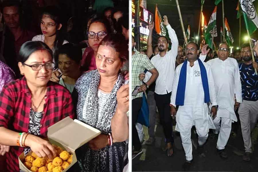 TMC and BJP both celebrates victory in coochbehar lok sabha after the voting ends dgtld