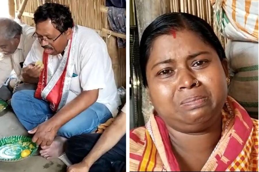 Woman cries after cooking for Left Candidate in Hooghly dgtld