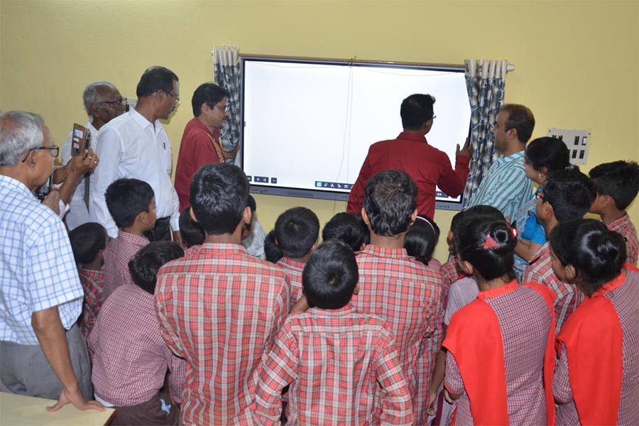 Smart Classroom has been launched in a school for Specially abled students in Uluberia